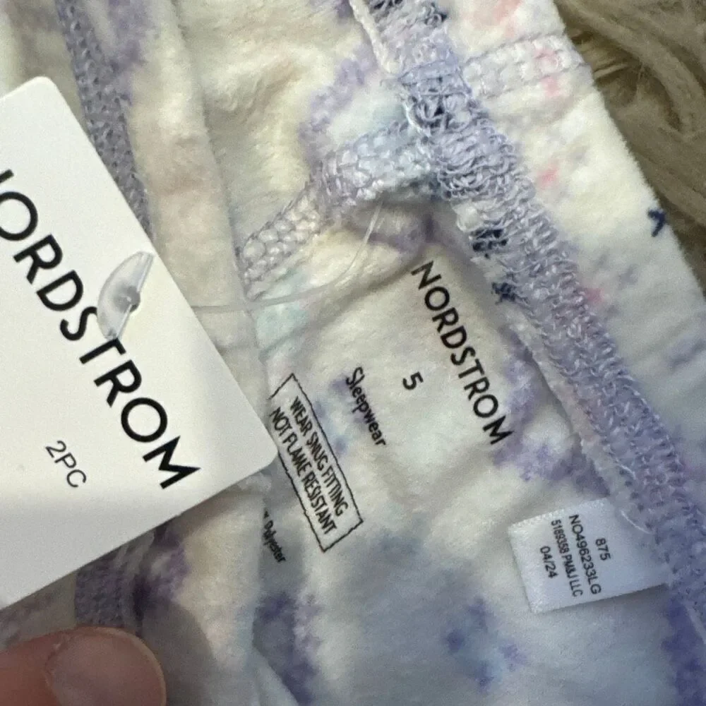 NWT Nordstrom girls pajamas size 5